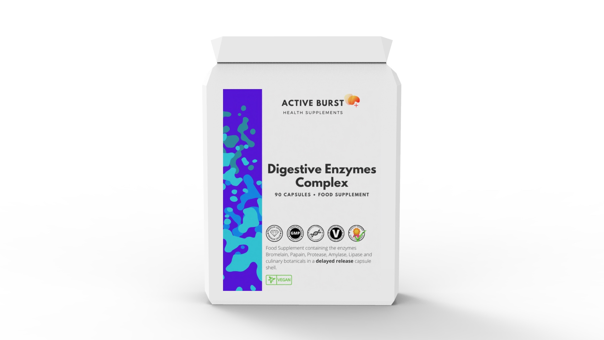 Digestive Enzymes Complex 90 Capsules