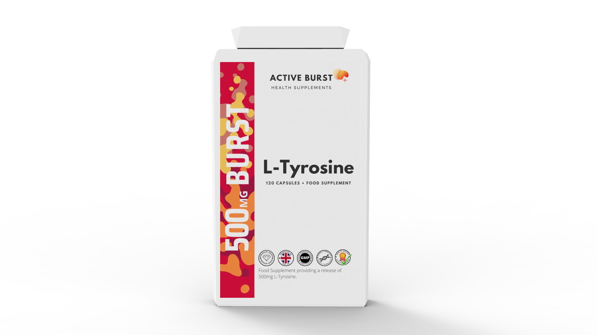 L-Tyrosine 500mg 120 Capsules