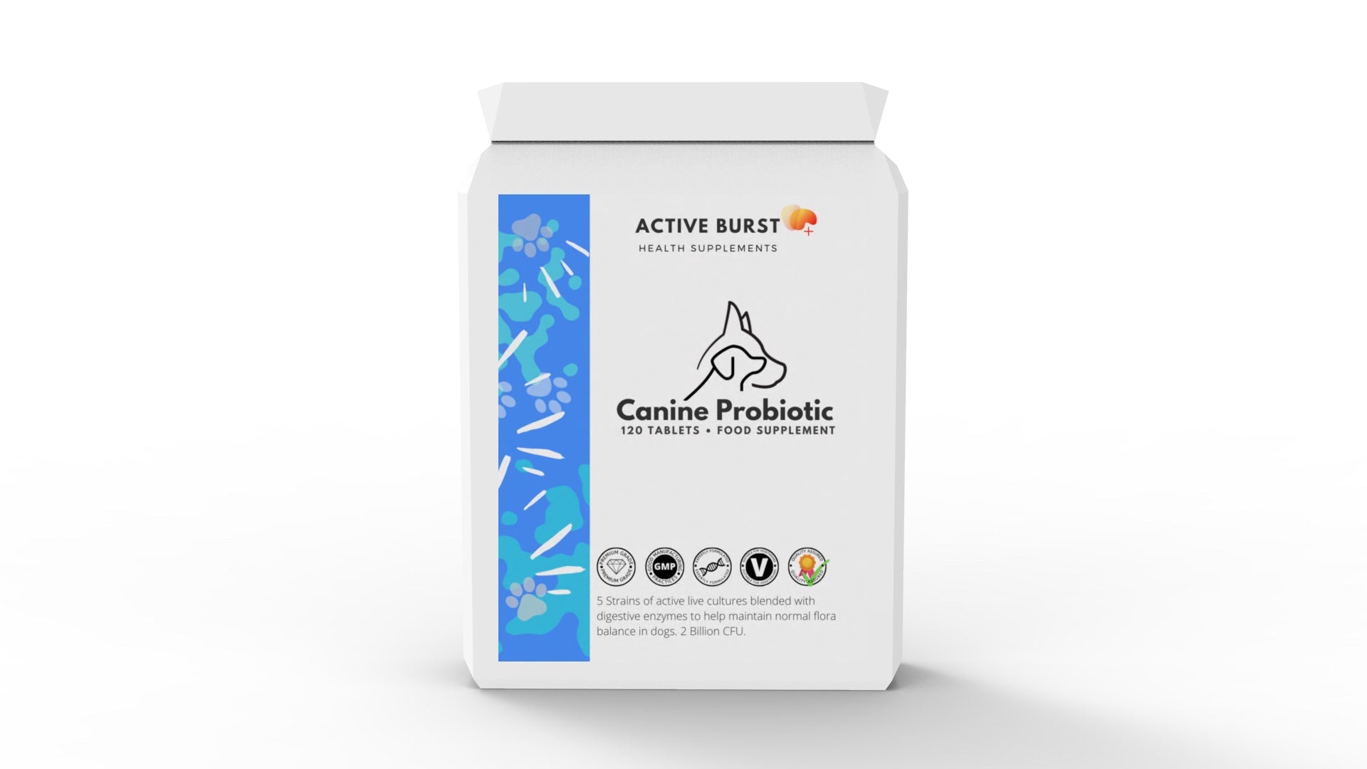 Canine Probiotic 2 Billion CFU 120 Tablets