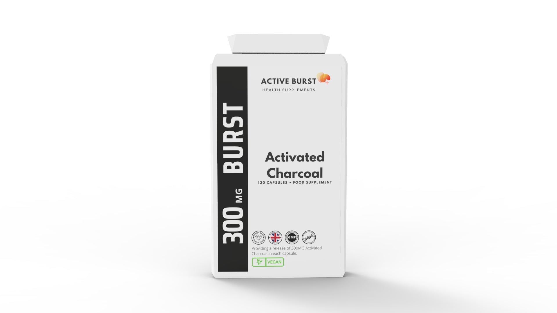 Activated Charcoal 300mg 120 Capsules