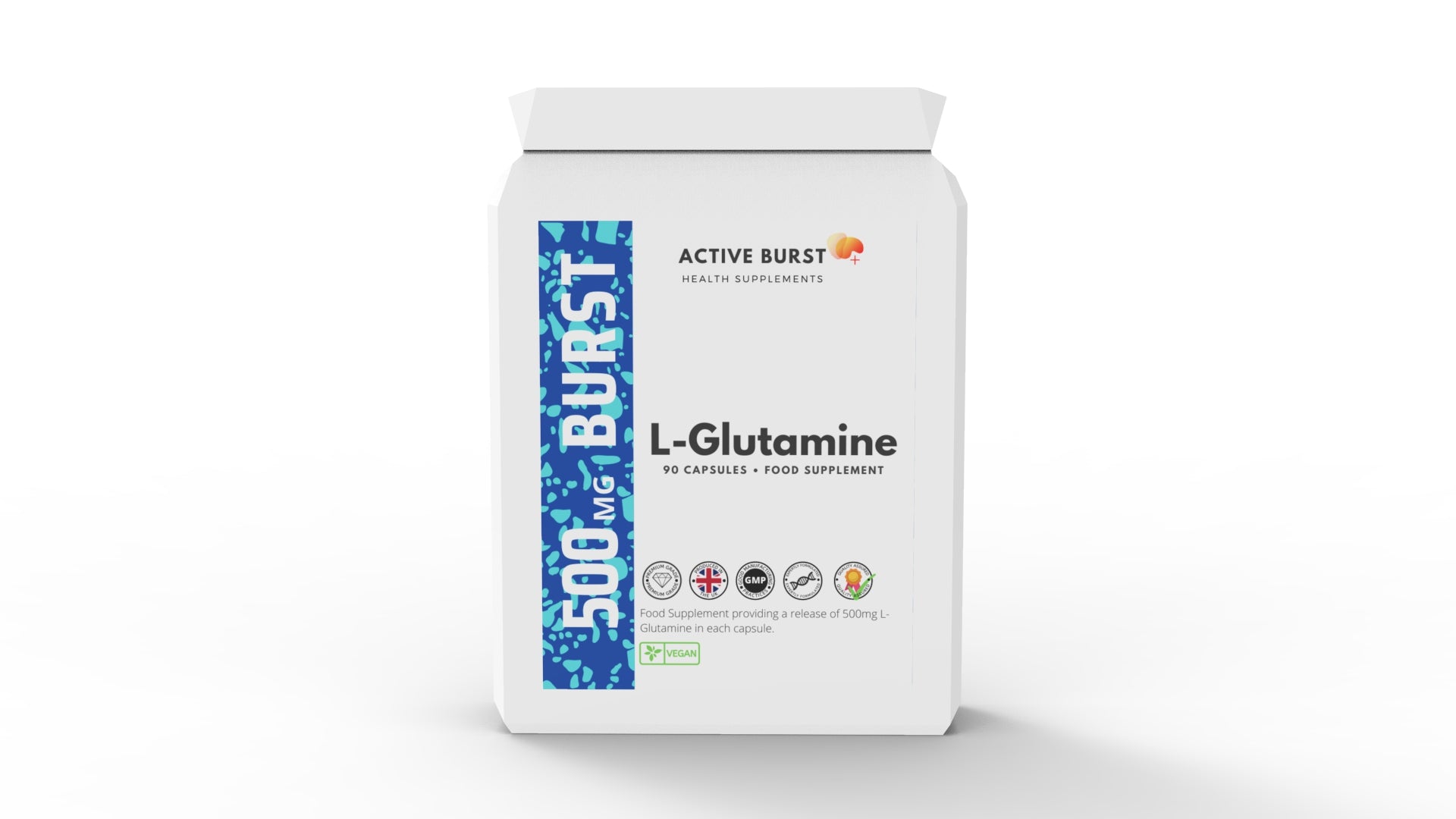 L-Glutamine 500mg 90 Capsules