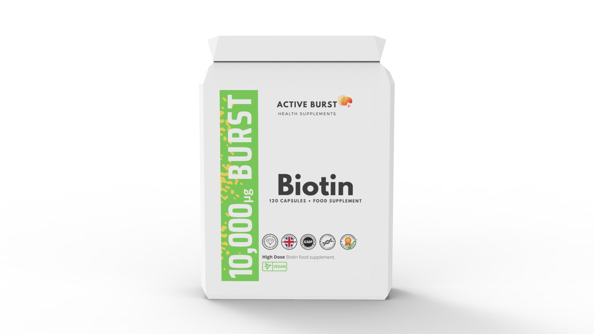 Biotin 10000mcg 120 Capsules