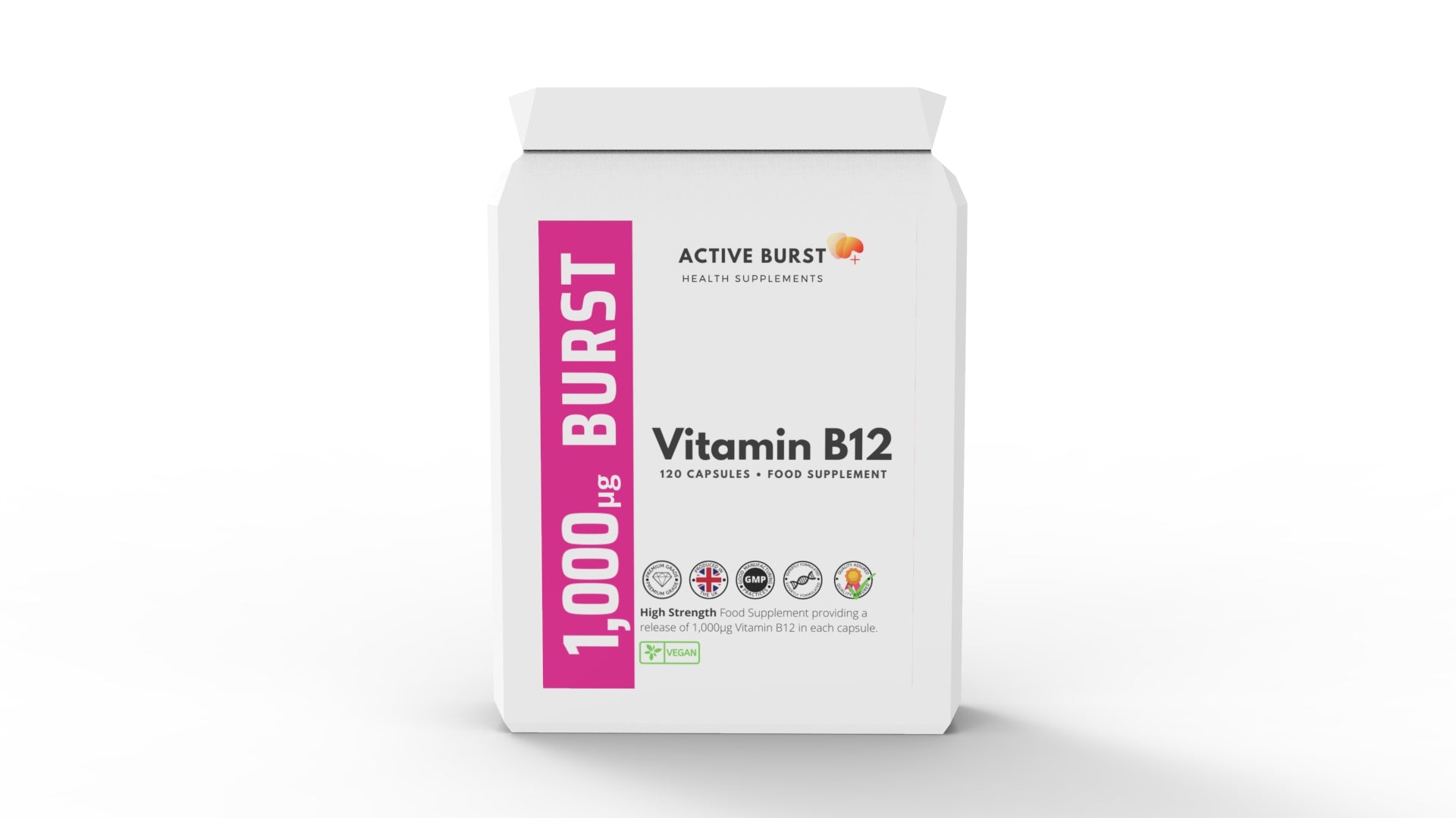 Vitamin B12 1000mcg 120 Capsules