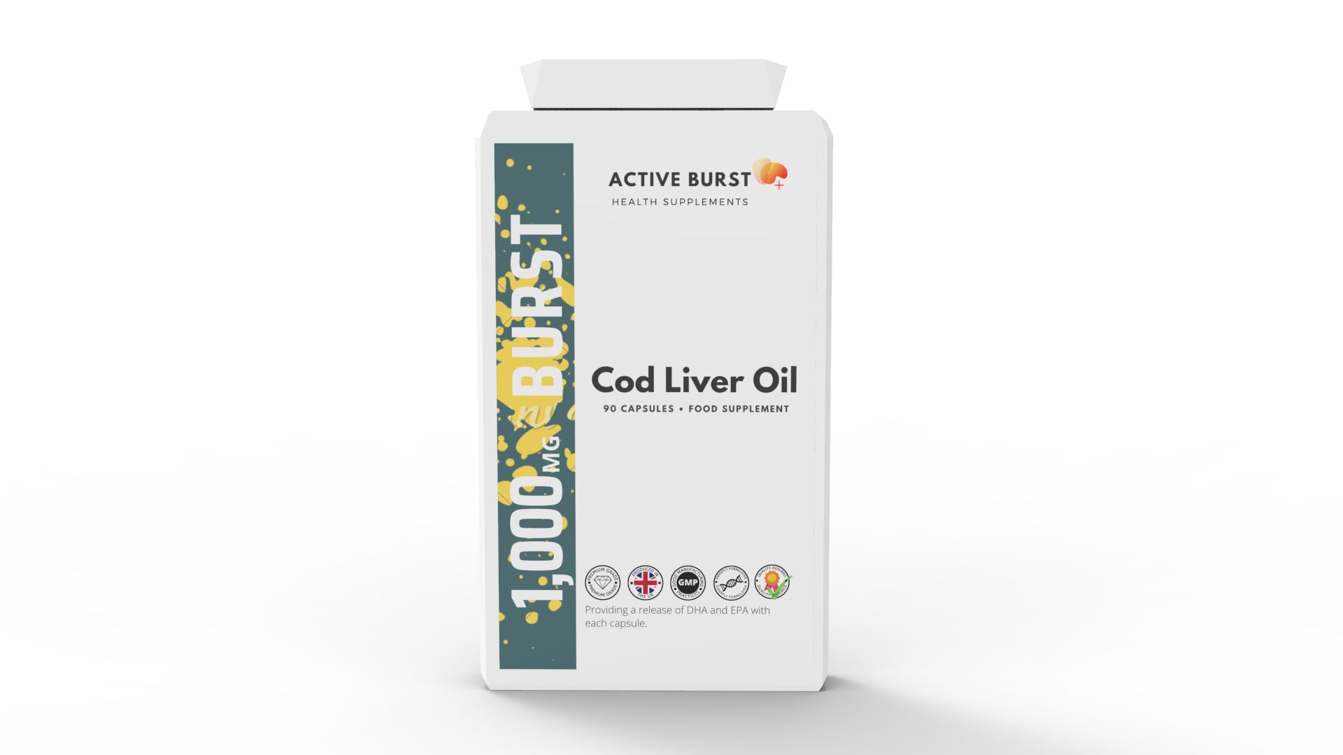 Cod Liver Oil 1000mg 90 Softgels